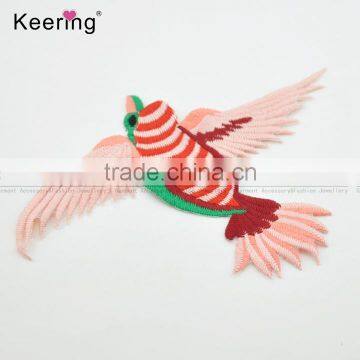 Hot Sale New Bird Custom Embroidery Patch for Clothing Jackets WEF-106 photo-2