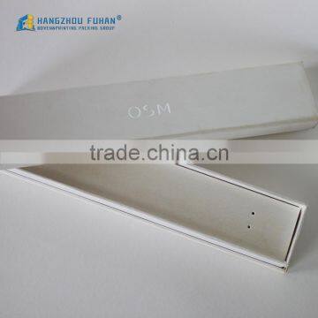 Jewelry Necklace Simple Logo White Packing Box photo-2
