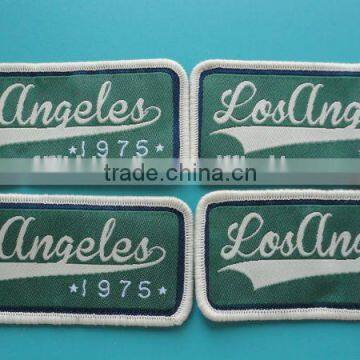 China Direct Factory New Fashion Garment Woven Patch Woven Badges photo-6