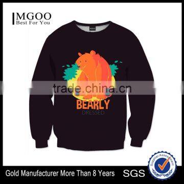 New Fashion Winter Sherpa Fleece Pullover Sweatshirt Custom Brand Sweatshirt From China Cartoon Printed Sweatshirt