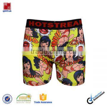 Chic Funny Printed Polyester Boxer Underwear Men Short/Mens Underwear Boxer Shorts
