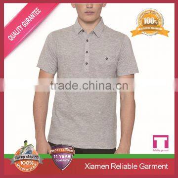 Men's Bodybuilding Soft Custom Polo Shirt Wholesale OEM Supplier in China photo-3
