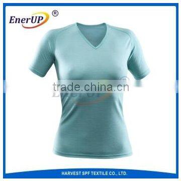 Merino wool women short sleeve thermal inner wear