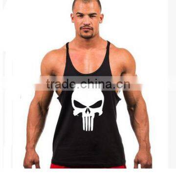 2016 Trade Assurance 100% Cotton Custom Print Athletic Tank Top photo-2