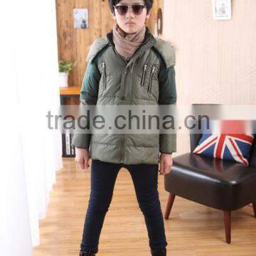 Sweet Fashion Boys Wear Winter Design With Hood