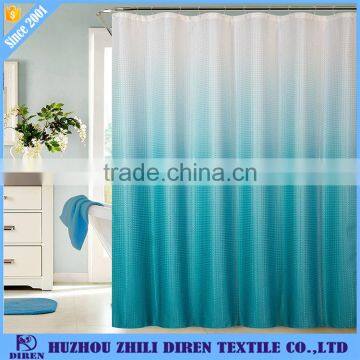 Wholesale Gradient Color Printing Shower Curtain photo-2