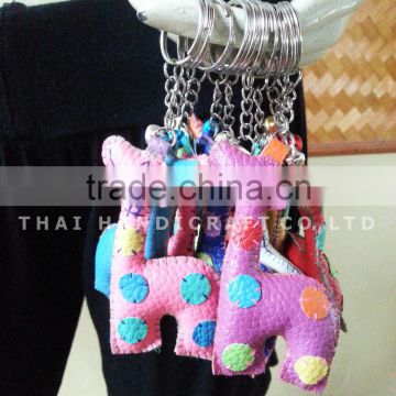 Thai Handmade Giraffe souvenir key Chains