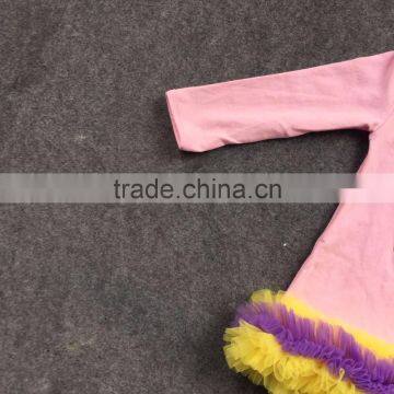 Easter New Design 2016 Girls Dress Summer Dress Popular Holiday Baby Kids Chick Long Sleeve photo-3