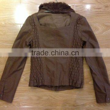 Lady pu Leather Motorcycle Jacket/motorcycle Blazer #PL8920 photo-2