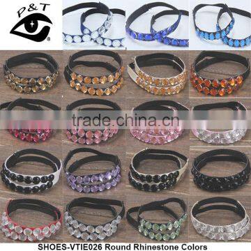 19 Colors Round Acryic Rhinestone Shoe Straps Decorations photo-3