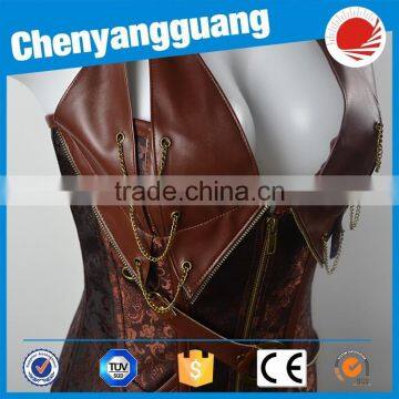 latex material waist shaper corset for body shaping