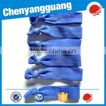 Nylon Solid Color Fold Over Elastic For Girl's Hair Ties photo-5