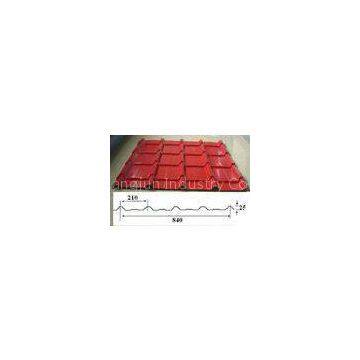 Thermal insulation Metal Roof Sheet , prepainted galvanized steel sheet 840mm