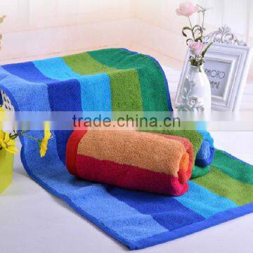 multi color magic jacquard face towel with logo