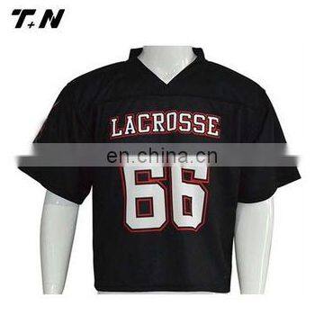 100% polyester full sublimation custom lacrosse jersey