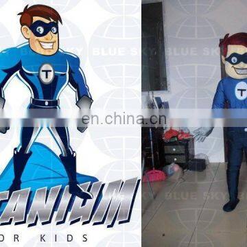 customise blue superman mascot costumes