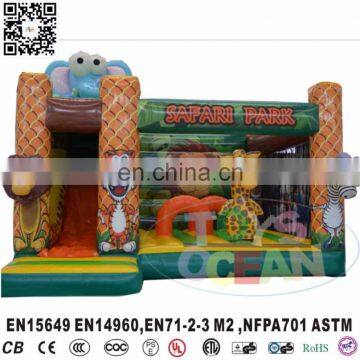 inflatable animal jungle lion bouncer house for kids party rental