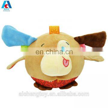 baby bear rattle plush toy /ring bell plush toy