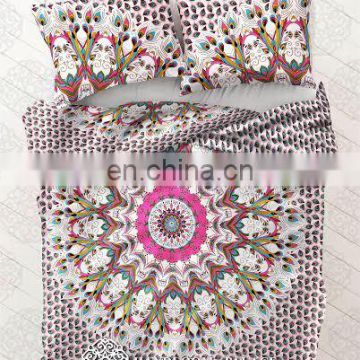 Indian Mandala Duvet Cover Ethnic Queen Size Doona Duvet Cover Blanket With Pillow Cover