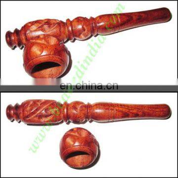 Handmade rosewood smoking pipe, size : 4 inch pipe