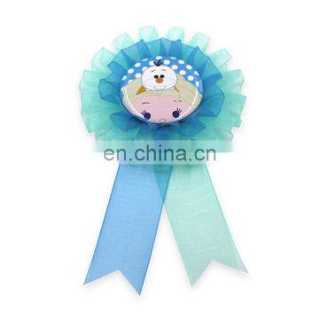 pleasant dreamlike cute cartoon decorative flowers/organza ribbon rosettes