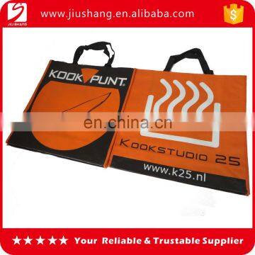 Factory direct supply matte woven foldable printing advertise bag