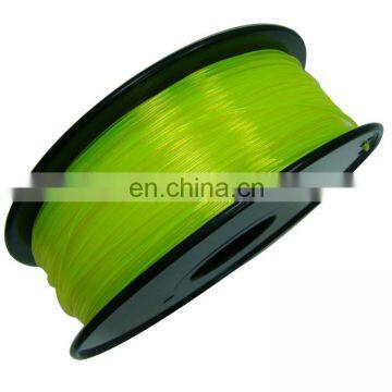 Fluorescent 0.02mm tolerance 1.75mm pla 3d printer filament for desktop 3d printer