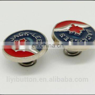 high grade men clothing metal buttons, covered button for coat