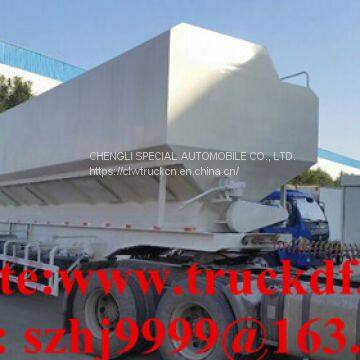 2018s High Quality and Competitive Price 3 Axles LHD CLW Brand Electronic Discharging Feed Tank Trailer for Sale photo-2