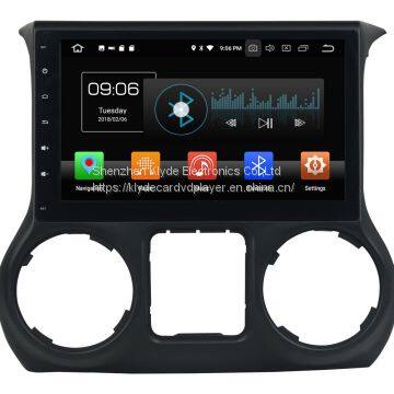 KD-1069 10.1 inch android 8.0 hd auto radio gprs navigation car multimedia dvd player for Wrangler