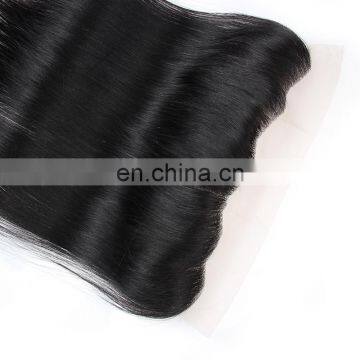 Straight Hair Top Quality Transparent Lace Frontal Virgin Hair With Bundles photo-3
