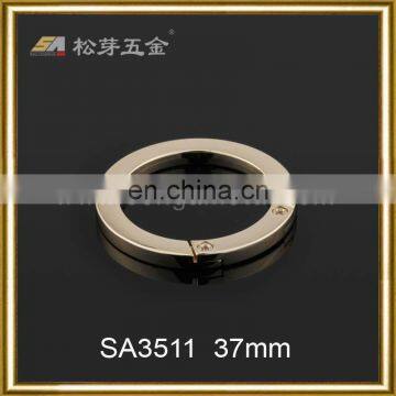 Song A Metal Custom made light gold plated stainless steel ring buckle