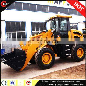 wheel loader with wood grapple ZL20F front hoe loader