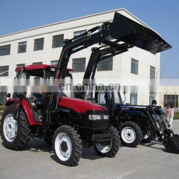 Hot sell 4wd 80hp wheeled Tractor 804 different implements is optional