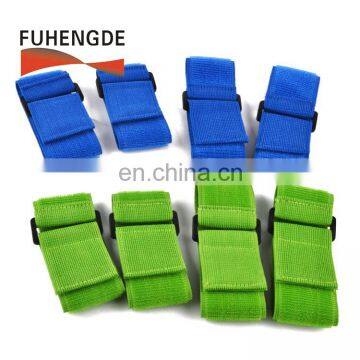 Multi-Purpose Hook and Loop Fastener Elastic Safety Leg Binding Strap