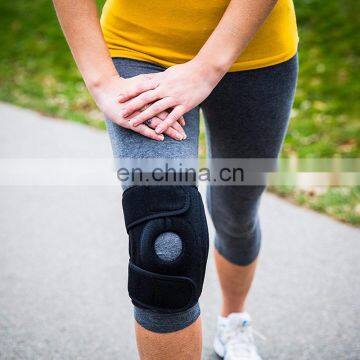 Stretch breathable open patella stabilizer knee brace