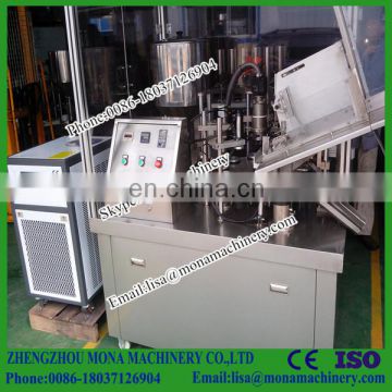 Cleansing milk tube filling and sealing machine