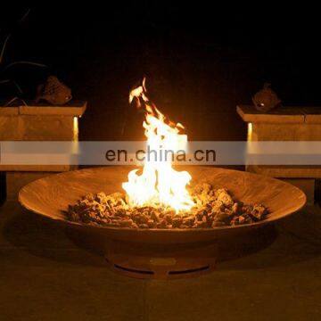 Antique Indian Outdoor steel metal fire pit bowl