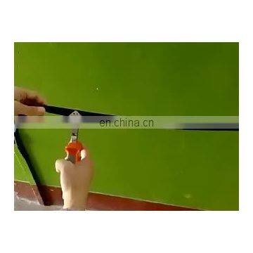 90 degree right angle scissors. Door and window seal cutting