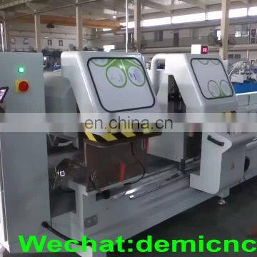 Aluminum/PVC Window Door Profile Digital Display Double Heads Saw Cutting Machine