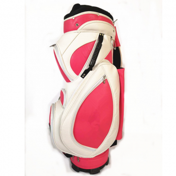 PU leather golf cart bag for ladies