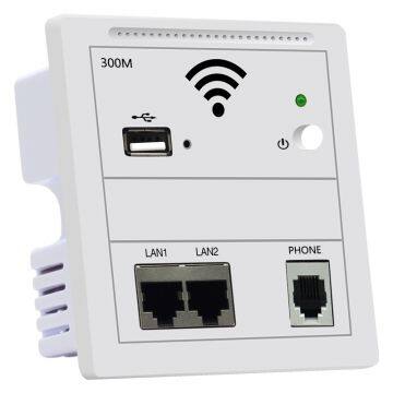 300M Евростандартный встроенный в стену точка доступа Wi-Fi для умных отелей