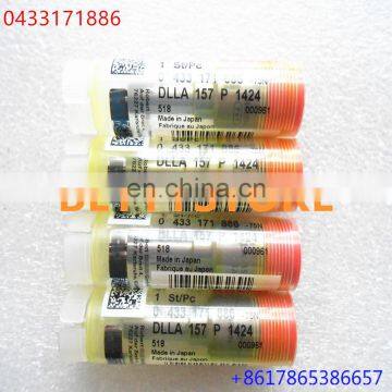 DLLA 157P1424 injector oil nozzle 0433171886 , DLLA 157 P1424 fuel pump nozzle DLLA 157P 1424 for 0445120048