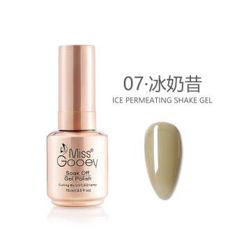 With Twist Cap Monochrome Nail Polish Gel Full / Clear Color photo-3