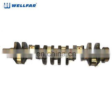 Well-treated Forged Steel Truck Engine Crankshaft for Kamatsu 6D125 6151-31-1110 photo-2