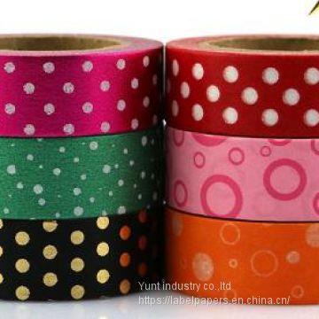 Washi Sticker Custom Washi Sticker Masking Paper Tape Set Printed In Bulk