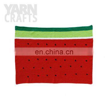 Yarncrafts Fruit Style Baby Knit Blanket Crochet Summer Sleeping Air Conditioning Blanket Kids Unisex photo-5