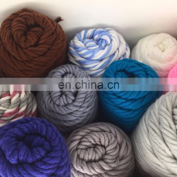 zhangjiagang Yuanyuan factory 100%acrylic baby yarn classic hand knitting yarn for scarf  for sweater