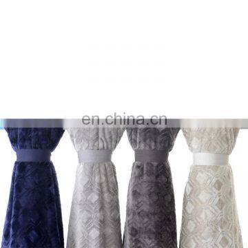2020 Winter Trending Home Textiles Polyester Printed Dark Grey Flannel Fleece Brushed Blanket photo-5