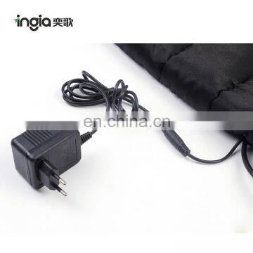 18W Black Vibrating Electric Massage Mat For Bed Wholesale